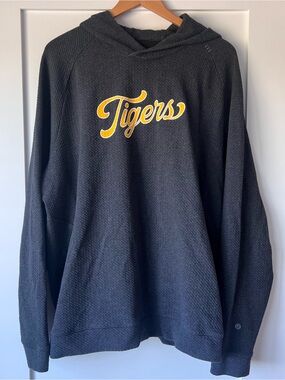 Tigers Black Hooded Pullover Shirt